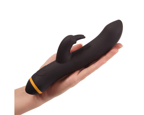 Вібратор-кролик Pornhub Turbo Rabbit, роздільне керування, намистинка для клітора, soft-touch силіко