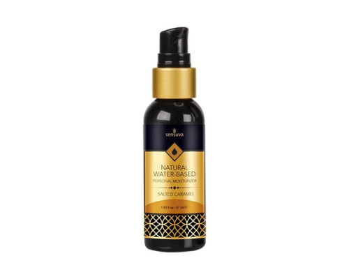 Смазка на водной основе Sensuva Natural Water-Based Salted Caramel (57мл) без глицерина и парабенов