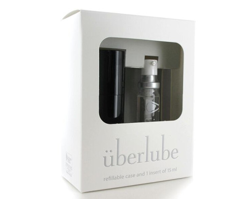 Преміум лубрикант 3в1 на силіконовій основі Uberlube Good-to-Go Black (15 мл) + кейс