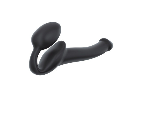 Безремневой страпон Strap-On-Me Black S, полностью регулируемый, диаметр 2,7см