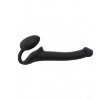 Безремневой страпон Strap-On-Me Black S, полностью регулируемый, диаметр 2,7см