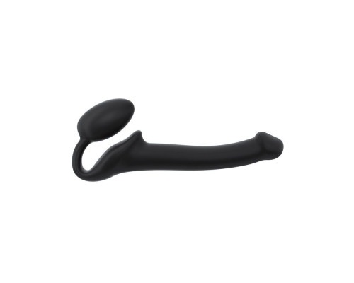 Безремневой страпон Strap-On-Me Black S, полностью регулируемый, диаметр 2,7см
