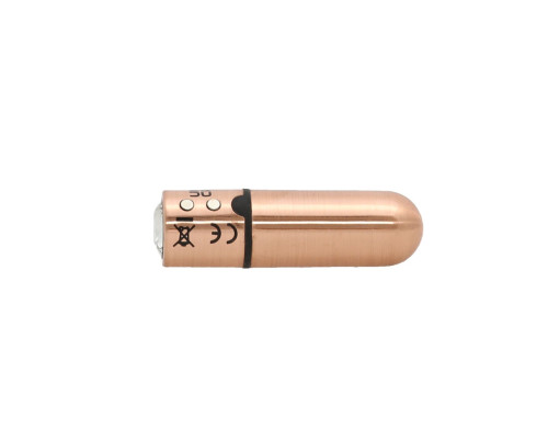 Віброкуля PowerBullet - First-Class Bullet 2.5" with Key Chain Pouch, Rose Gold