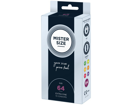 Презервативы Mister Size 64 (10 pcs)