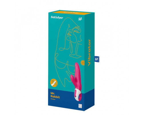 Потужний вібратор кролик Satisfyer Vibes Mr. Rabbit, два мотори, литий силікон, 12 режимів роботи