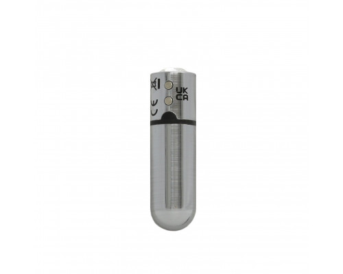 Віброкуля PowerBullet - First-Class Bullet 2.5" with Key Chain Pouch, Silver