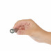 Віброкуля PowerBullet - First-Class Bullet 2.5" with Key Chain Pouch, Silver