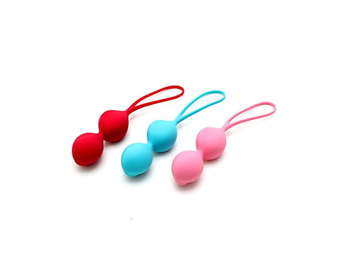 Вагінальні кульки Satisfyer V Balls (3 пари), діаметр 3,4см, вага 79-114-150гр, монолітні