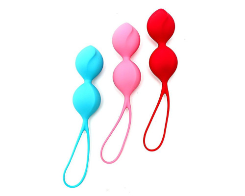 Вагінальні кульки Satisfyer V Balls (3 пари), діаметр 3,4см, вага 79-114-150гр, монолітні