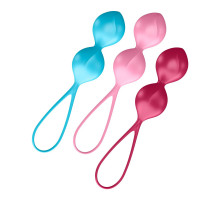Вагінальні кульки Satisfyer V Balls (3 пари), діаметр 3,4см, вага 79-114-150гр, монолітні