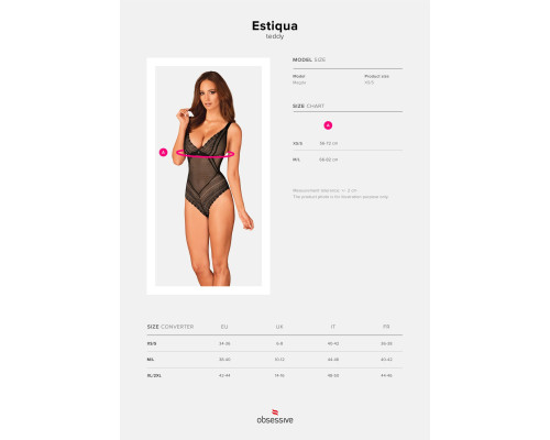 Obsessive Estiqua teddy M/L