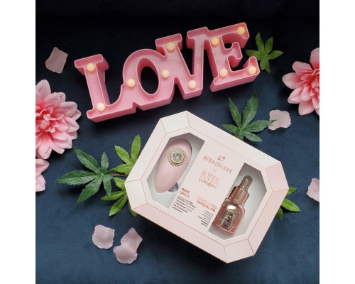 Подарунковий набір HighOnLove & JOPEN: Objects of Desire (краплі для клітора і вібратор з кристалами