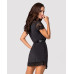 Obsessive 810-PEI-1 peignoir black L/XL