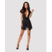 Obsessive 810-PEI-1 peignoir black L/XL