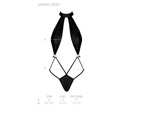 JANNIES BODY black S/M - Passion