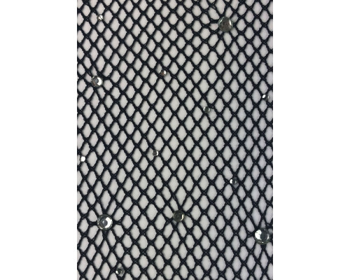 Leg Avenue Rhinestone micro net tights Black O/S