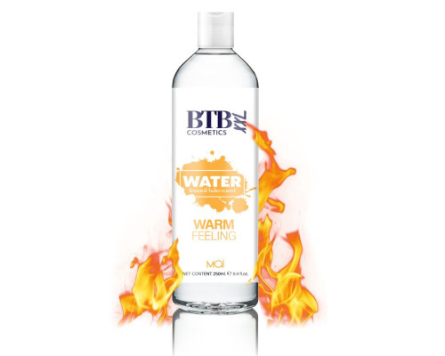Розігріваюча змазка на водній основі BTB WARM FEELING (250 мл)