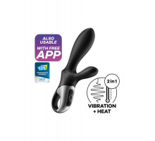 Універсальний смарт вібратор з підігрівом Satisfyer Heat Climax +