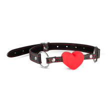Силіконовий кляп у вигляді серця Whipped - Heart Ball Gag
