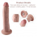 Фалоімітатор 10.2″ з вібрацією для секс-машин Hismith Silicone Dildo with Vibe, знімний конектор