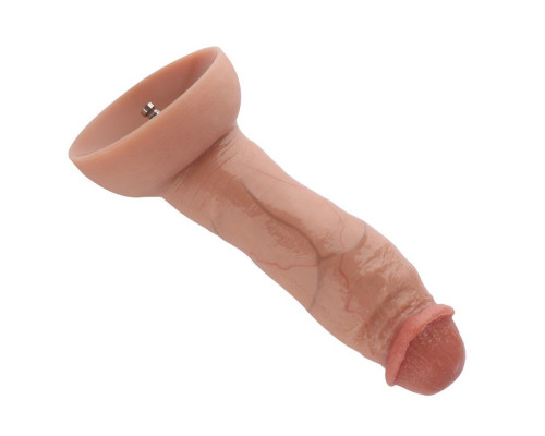 Гіперреалістичний силіконовий фалоімітатор для секс-машин Hismith Hyper Realistic Silicone Dildo