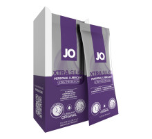 Набір лубрикантів Foil Display Box – JO Xtra Silky Silicone – 12 × 10ml
