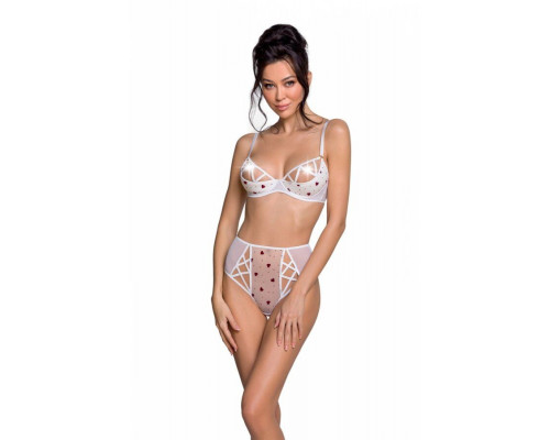 Еротичний комплект з малюнком LOVELIA BIKINI white XXL/XXXL - Passion