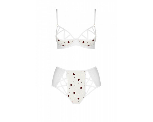 Еротичний комплект з малюнком LOVELIA BIKINI white XXL/XXXL - Passion