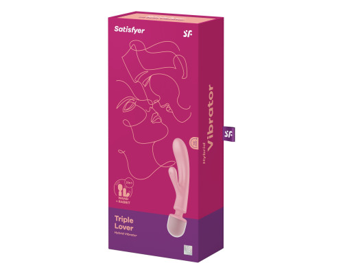 Вібратор 3в1 Satisfyer Triple Lover (Pink)