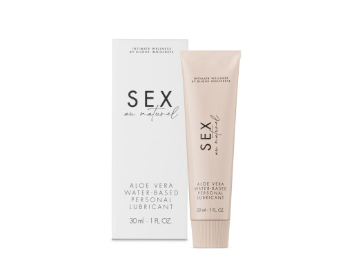 Лубрикант із доглядом на водній основі Bijoux Indiscrets Sex au Nature – Aloe Vera