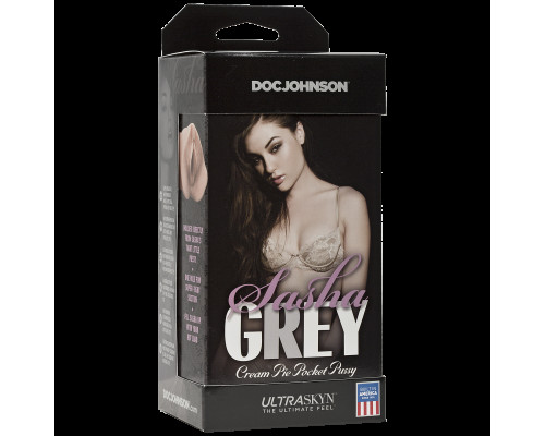 Мастурбатор вагіна Doc Johnson Sasha Grey - Ultraskyn Cream Pie Pocket