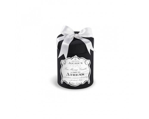 Масажна свічка Petits Joujoux - Athens - Musk and Patchouli (190 г) розкішна упаковка