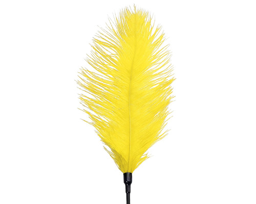 Лоскітка зі страусиним пером Art of Sex - Feather Tickler, колір Жовтий