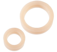 Набор эрекционных колец Doc Johnson Platinum Premium Silicone - The C-Rings - White