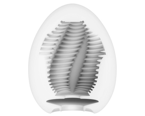 Мастурбатор-яйце Tenga Egg Tube, рельєф з поздовжніми лініями