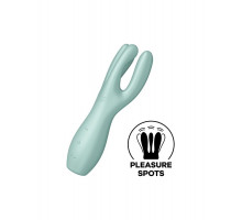 Кліторальний вібратор Satisfyer Threesome 3 Mint з трьома пальчиками