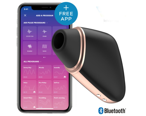 Satisfyer Love Triangle - вакуумний кліторальний смарт-стимулятор Black