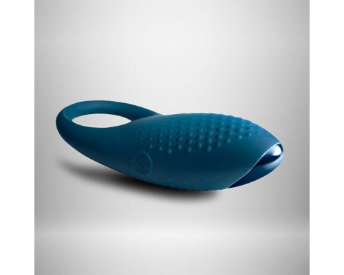 Эрекционное кольцо с вибрацией Rocks Off Empower Blue