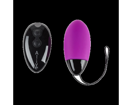 Потужне віброяйце Alive Magic Egg MAX Violet з пультом дистанційного керування, потужне