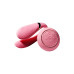 Смарт-вібратор для пар Zalo Fanfan set Rouge Pink, пульт ДК