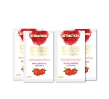 Пробник масажного масла з феромонами MAI PHEROMON MASSAGE OIL STRAWBERRY (10 мл)