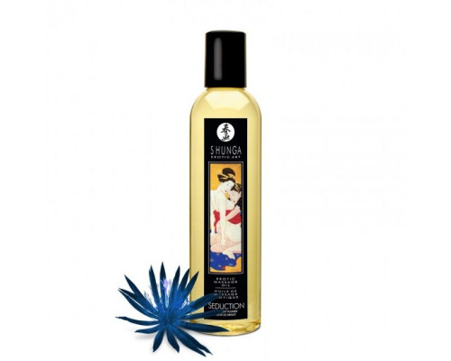 Масажна олія Shunga Seduction – Midnight Flower (250 мл) натуральна зволожувальна