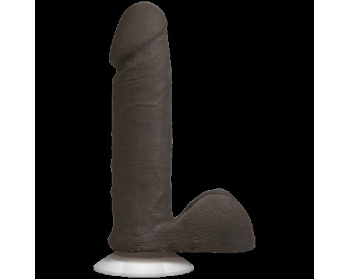 Фалоімітатор Doc Johnson The Realistic Cock 6 inch Black - ULTRASKYN, Vac-U-Lock, діаметр 4,3 см