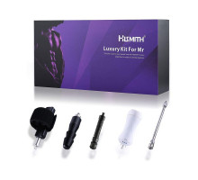 Набір адаптерів для нього для секс-машин Hismith KlicLok System Set for Him, мастурбатор в комплекті