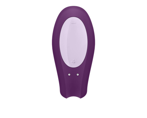 Смарт-вібратор для пар Satisfyer Double Joy Violet із широким кліторальним стимулятором