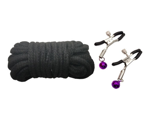 Набір MAI BDSM STARTER KIT Nº 75 Leopard: батіг, кляп, наручники, маска, нашийник, мотузка, затис