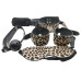 Набір MAI BDSM STARTER KIT Nº 75 Leopard: батіг, кляп, наручники, маска, нашийник, мотузка, затис
