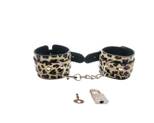 Набір MAI BDSM STARTER KIT Nº 75 Leopard: батіг, кляп, наручники, маска, нашийник, мотузка, затис