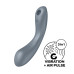 Вакуумний стимулятор із вібрацією Satisfyer Curvy Trinity 1 Bluegrey