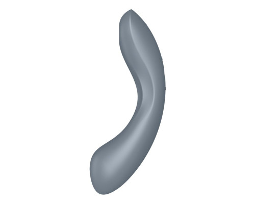 Вакуумний стимулятор із вібрацією Satisfyer Curvy Trinity 1 Bluegrey